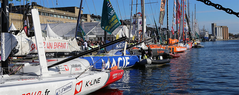 Course bateaux à voiles au départ de la Bretagne