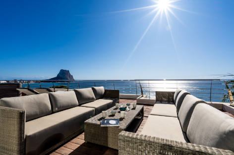 Luxury rental villa with seaview and pool Costa Blanca | ChicVillas