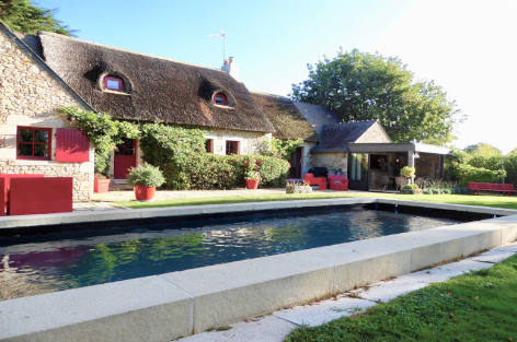 Plage ou Golfe - Villa avec piscine chauffée à louer en Bretagne